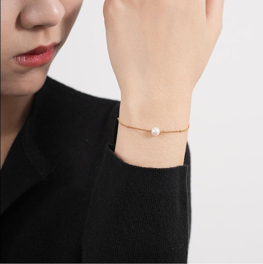 Armband, Sterling Silver 925, guldpläterat. Premiumkvalité