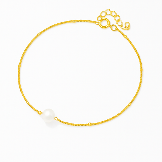 Armband, Sterling Silver 925, guldpläterat. Premiumkvalité